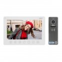 Orno Vaizdo domofono komplektas, ragelis, spalvotas, 7 colių LCD, OSD meniu, vartų valdymas, baltas NOVEO Orno Vaizdo domofono komplektas, ragelis, spalvotas, 7 colių LCD, OSD meniu, vartų valdymas, baltas NOVEO