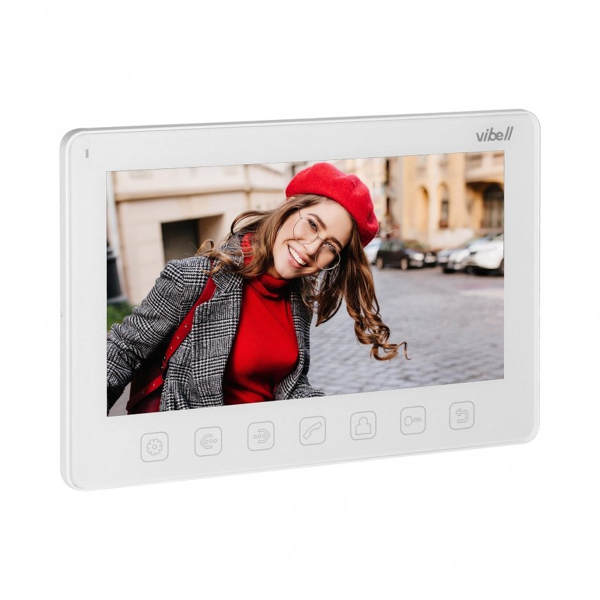 Orno Video intercom kit, handset, color, 7 inch LCD, OSD menu, gate control, white NOVEO – 5