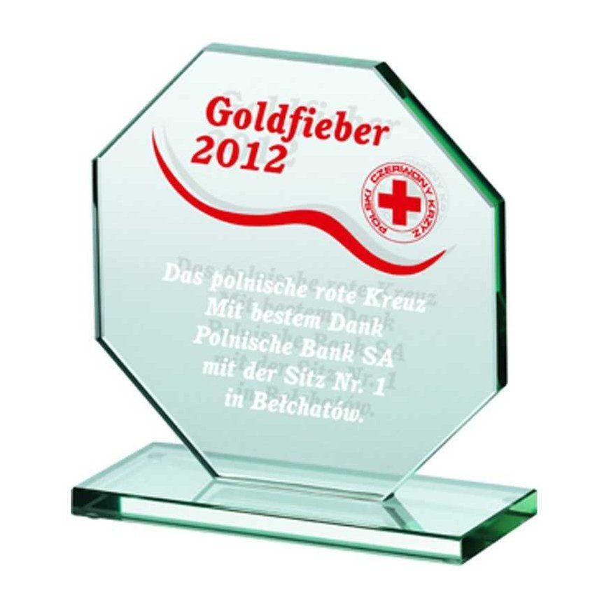 Tryumf Engraved glass trophy + paint filler – 4