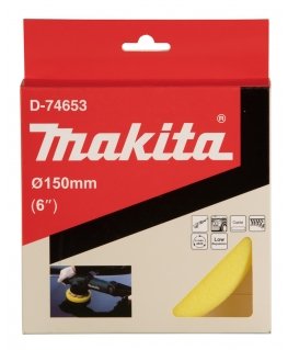 Makita D-74653 Poliravimo kempinė 125MM FLAT, ROUGH