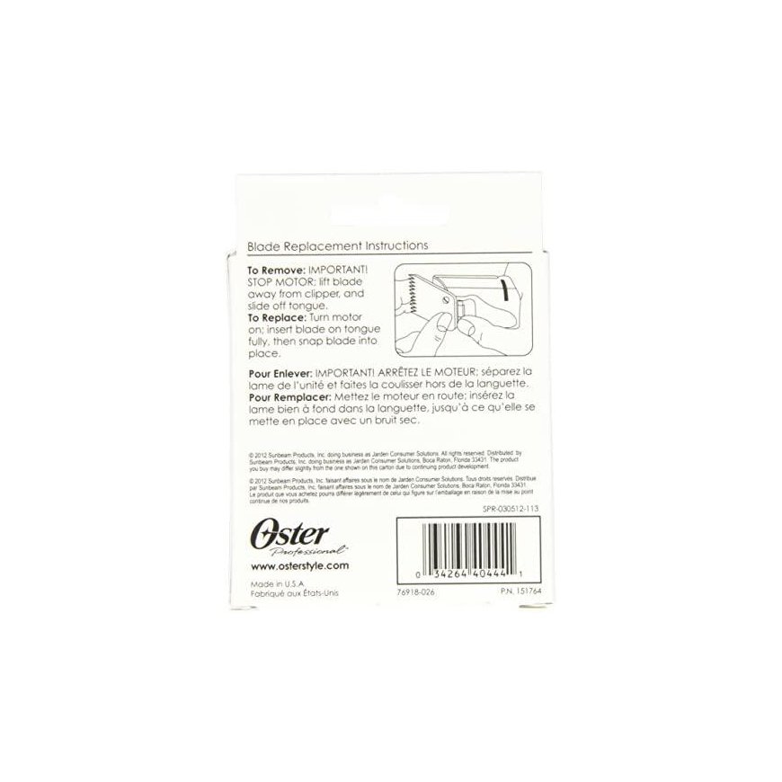 Sourcing OSTER 918-02 Kerpamoji galvutė (000), 0,5 mm – 3