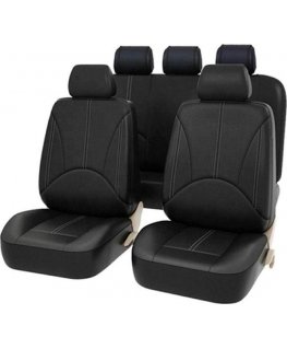 ATL Car cover set, eco leather black
