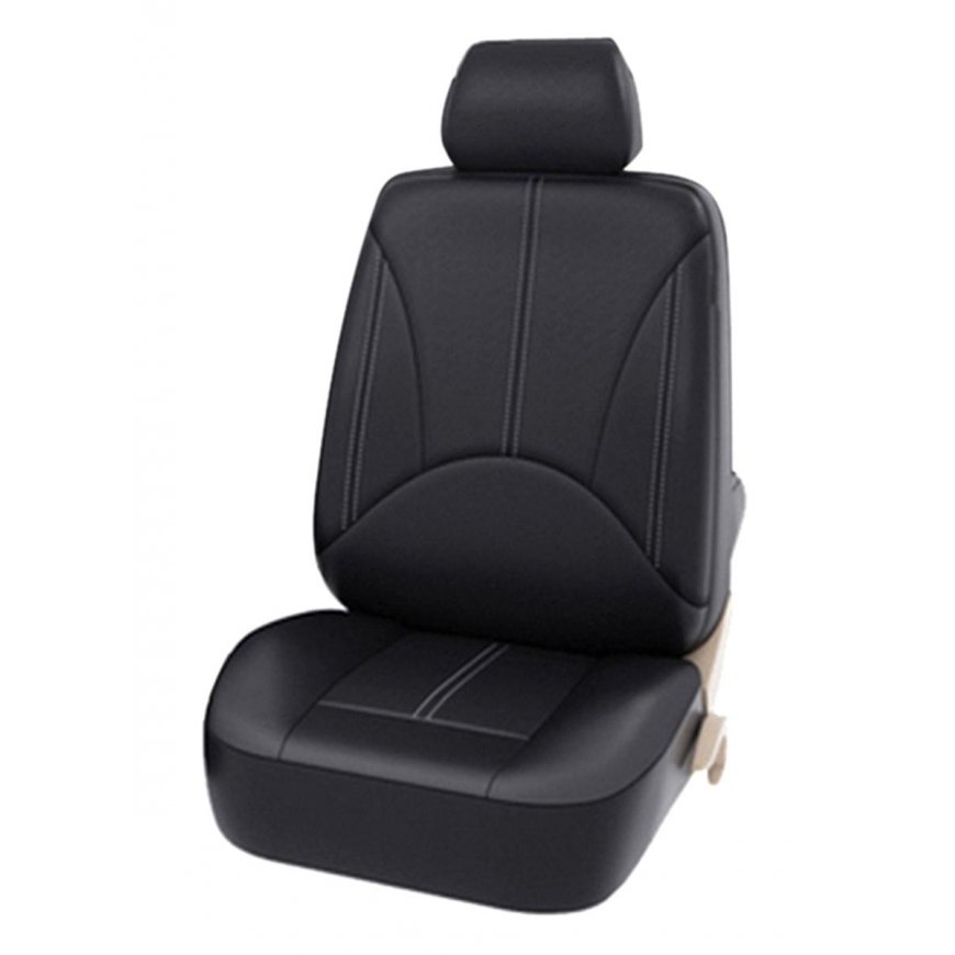 ATL Automobilių užvalkalų komplektas, eko oda juoda – 3