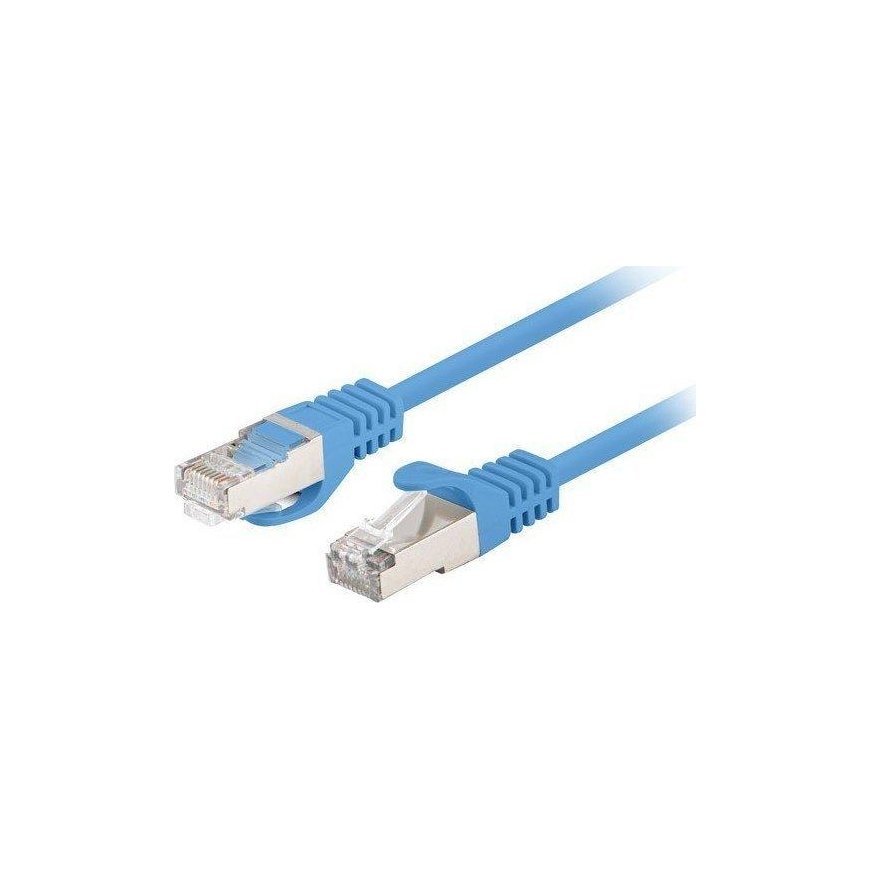 PATCHCORD CAT.6 FTP 0.25M BLUE FLUKE PASSED LANBERG 10-PACK – 3