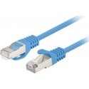 PATCHCORD CAT.6 FTP 0.25M BLUE FLUKE PASSED LANBERG 10-PACK