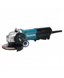 Makita GA5095X01 Kampinis šlifuoklis, 1900 W, 125 mm, SJS², AFT, Svirtinis jungiklis, 11500 min-1, antivibracinė šoninė rankena