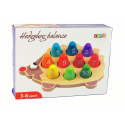 Lean Cars Wooden training hedgehog 10 colorful pawns Lean Cars Wooden training hedgehog 10 colorful pawns