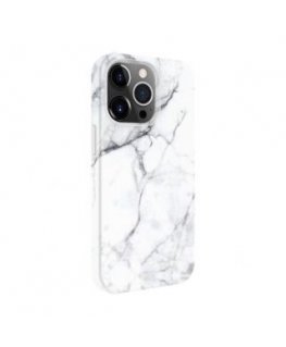 Evelatus Apple iPhone 15 Pro Premium Silicone case Customized Print White