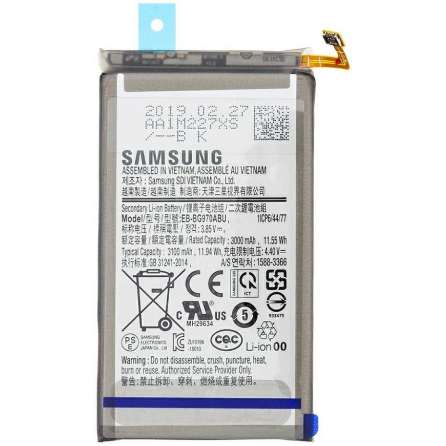 SAMSUNG baterie EB-BG970ABU 3100mAh serviso paketas – 2