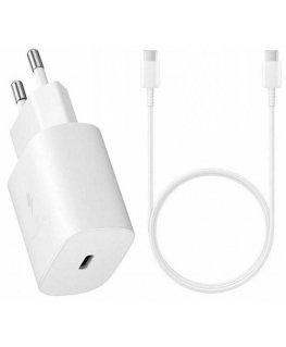 Charger original Samsung EP-TA800NW 25W + Type-C cable 25W white