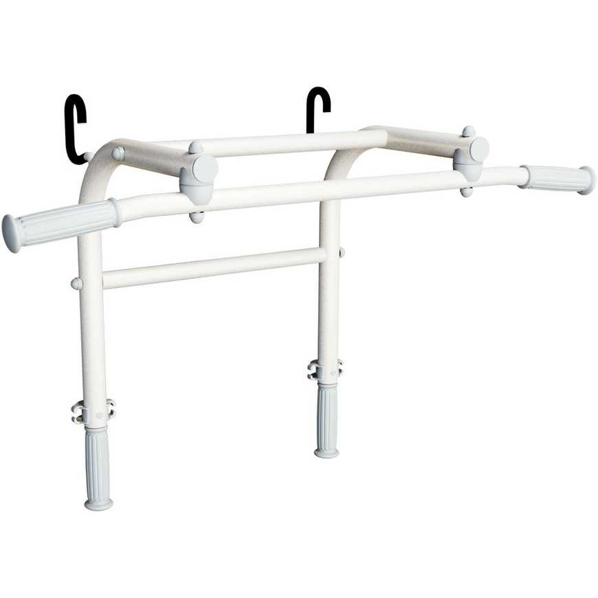 Sports complex (gymnastics wall) with crossbar 2in1 SANRO S11 Pastel white-grey, 211x49cm – 4