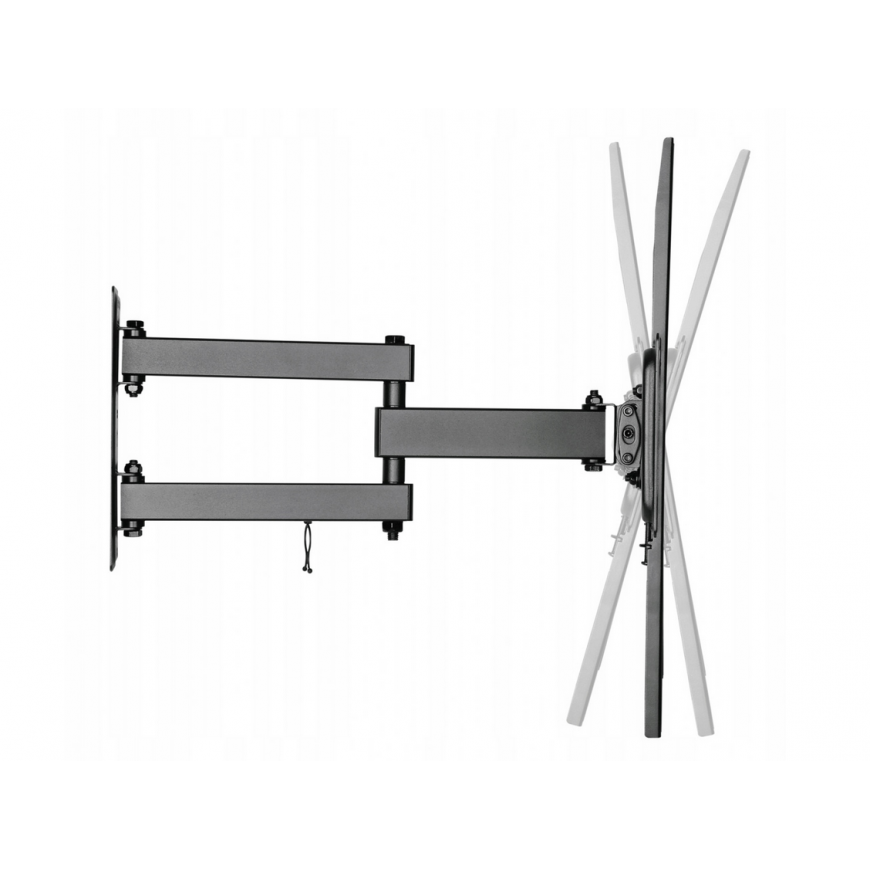 Cabletech Reguliuojamas sieninis laikiklis skirtas tvirtinti 32 colių - 55 colių televizoriaus monitorių – 5