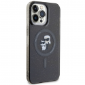 Dėklas Karl Lagerfeld case for iPhone 15 Pro Max 6,7" KLHMP15XHGKCNOK juodas HC Magsafe IML KC Glitter