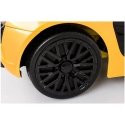 Lean Cars Dvivietis elektromobilis vaikams AUDI R8 SPYDER geltonas Lean Cars Dvivietis elektromobilis vaikams AUDI R8 SPYDER geltonas