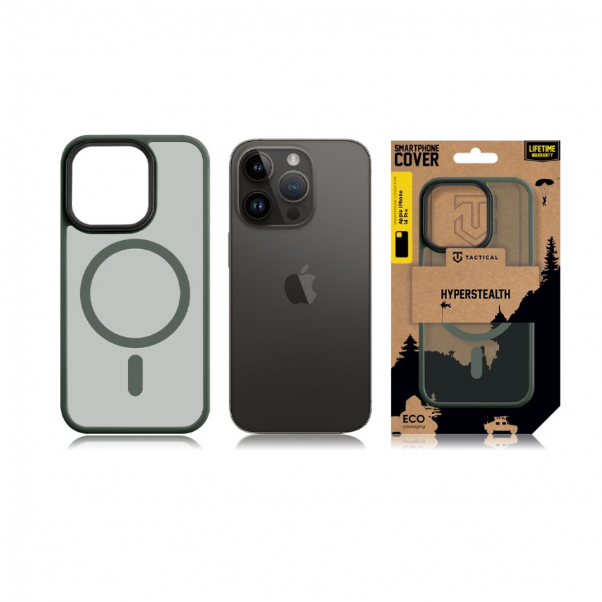 Tactical MagForce Hyperstealth Cover for iPhone 14 Pro Forest Green – 2