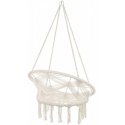 Saska Garden HAMAK AŻUROWY FOTEL WISZĄCY 80x60CM WHITE NEW STYLE Saska Garden HAMAK AŻUROWY FOTEL WISZĄCY 80x60CM WHITE NEW STYLE