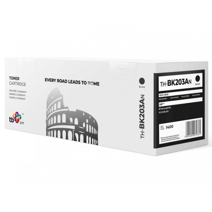 Tb Print Spausdinimo milteliai HP cf540a juoda th-bk203an 100% Šiandien – 2