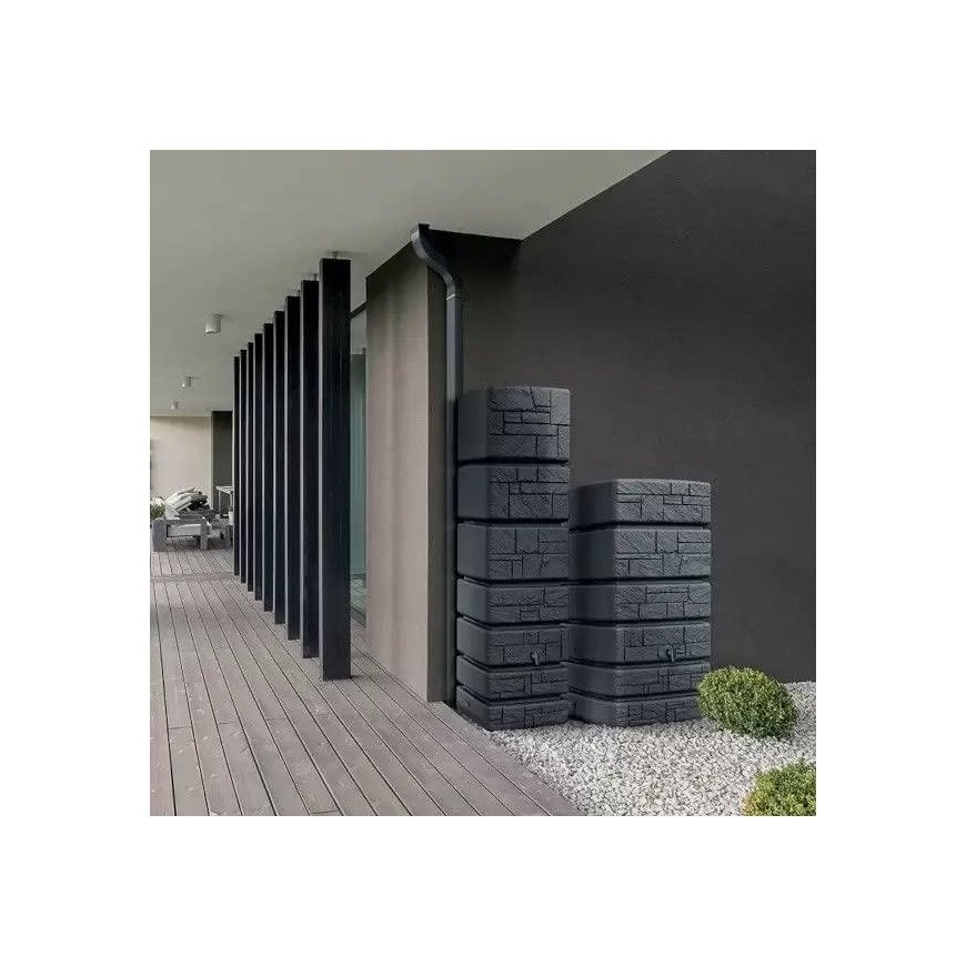 Prosperplast Tower Stone anthracite 350L rainwater tank – 2