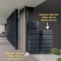 Prosperplast Tower Stone anthracito 350L lietaus vandens bakas Prosperplast Tower Stone anthracito 350L lietaus vandens bakas