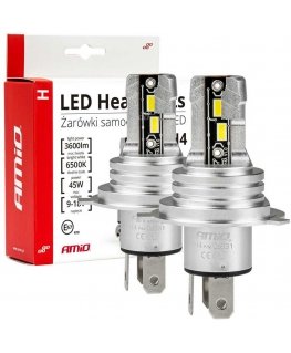 Led car lights h-mini h4 amio-03331