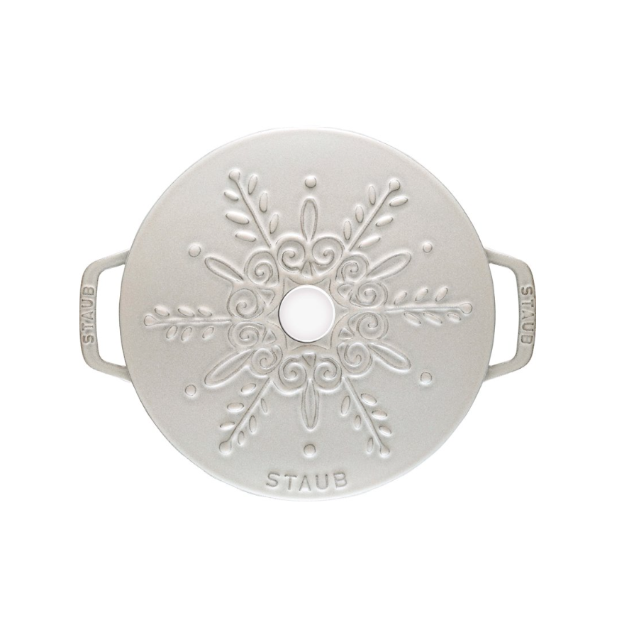 SNOWFLAKE STAUB 40506-548-0 cepešpanna 3,6 L Čuguns – 2