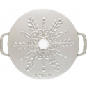 SNOWFLAKE STAUB 40506-548-0 röstimispann 3,6 L malm SNOWFLAKE STAUB 40506-548-0 röstimispann 3,6 L malm