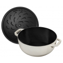 SNOWFLAKE STAUB 40506-548-0 röstimispann 3,6 L malm SNOWFLAKE STAUB 40506-548-0 röstimispann 3,6 L malm