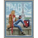 Beldizart Diamond painting kit Morning in Paris Size: 30x40 cm AZ-1575 Beldizart Diamond painting kit Morning in Paris Size: 30x40 cm AZ-1575