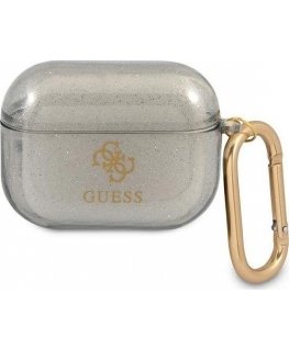 Guess GUAPUCG4GK AirPods Pro cover black/black Glitter Collection