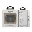 Guess GUAPUCG4GK AirPods Pro dangtelis juodas/juodas Glitter Collection Guess GUAPUCG4GK AirPods Pro dangtelis juodas/juodas Glitter Collection