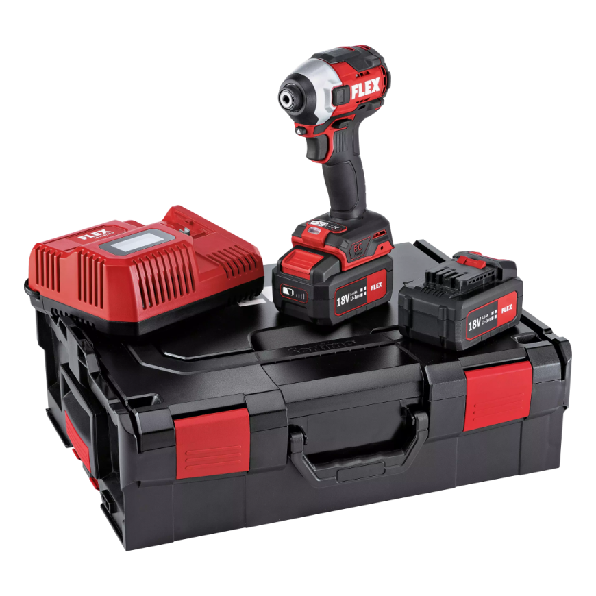 Cordless impact driver FLEX ID 1/4" 18.0 5.0Ah EC HD