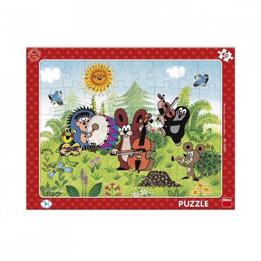 Dino large tile puzzle 40 pieces
