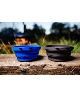 Lifeventure Ellipse folding bowl - Deep ink