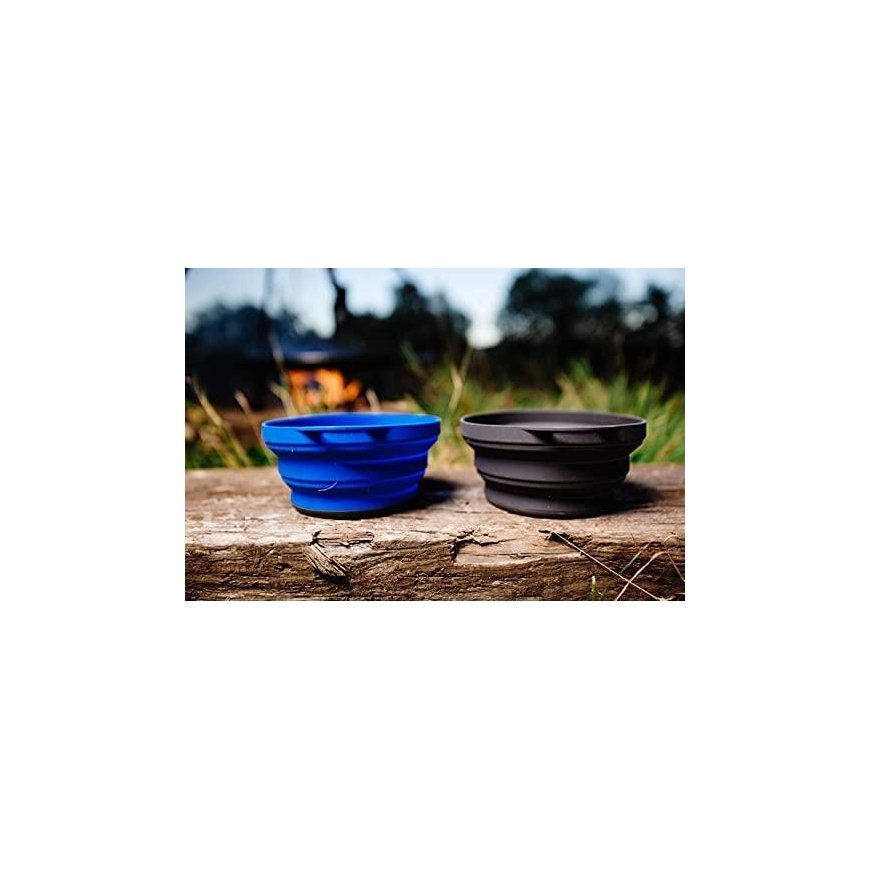 Lifeventure Ellipse folding bowl - Deep ink