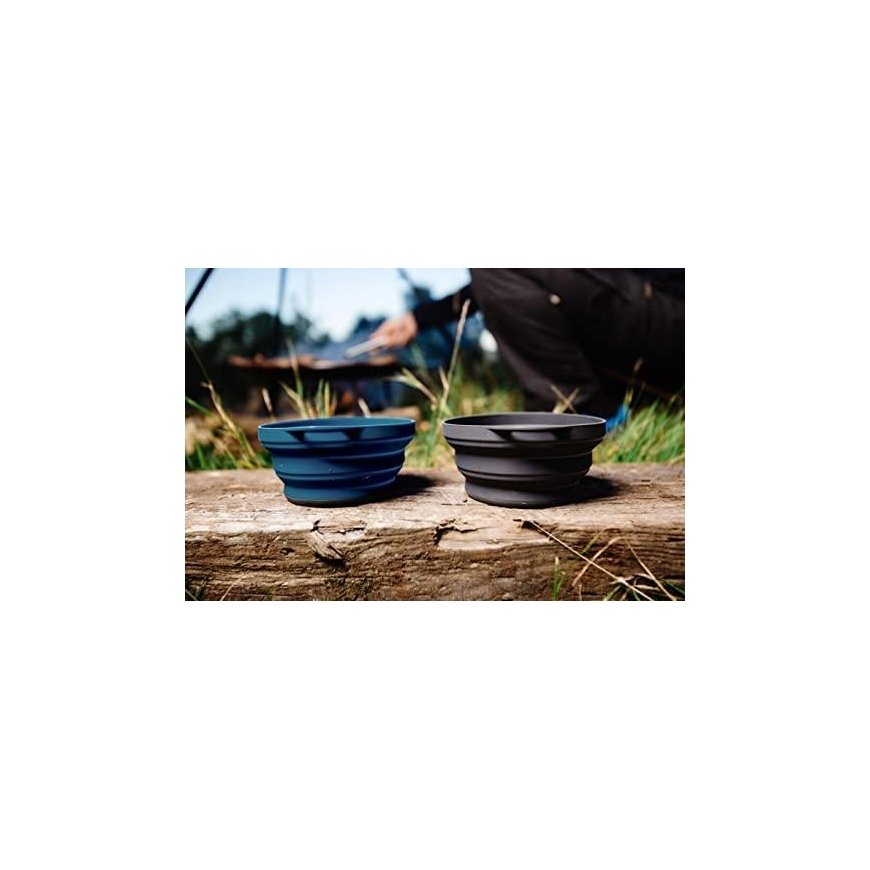 Lifeventure Ellipse folding bowl - Deep ink – 3