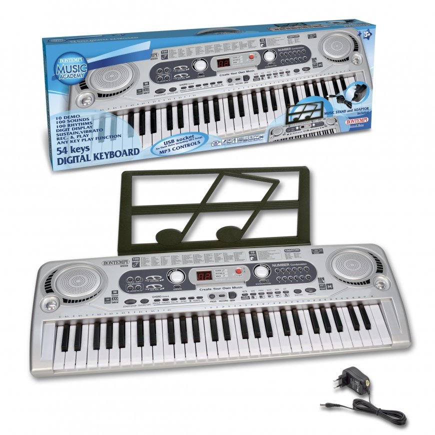 Bontempi Digital Keyboard with 54 keys – 5