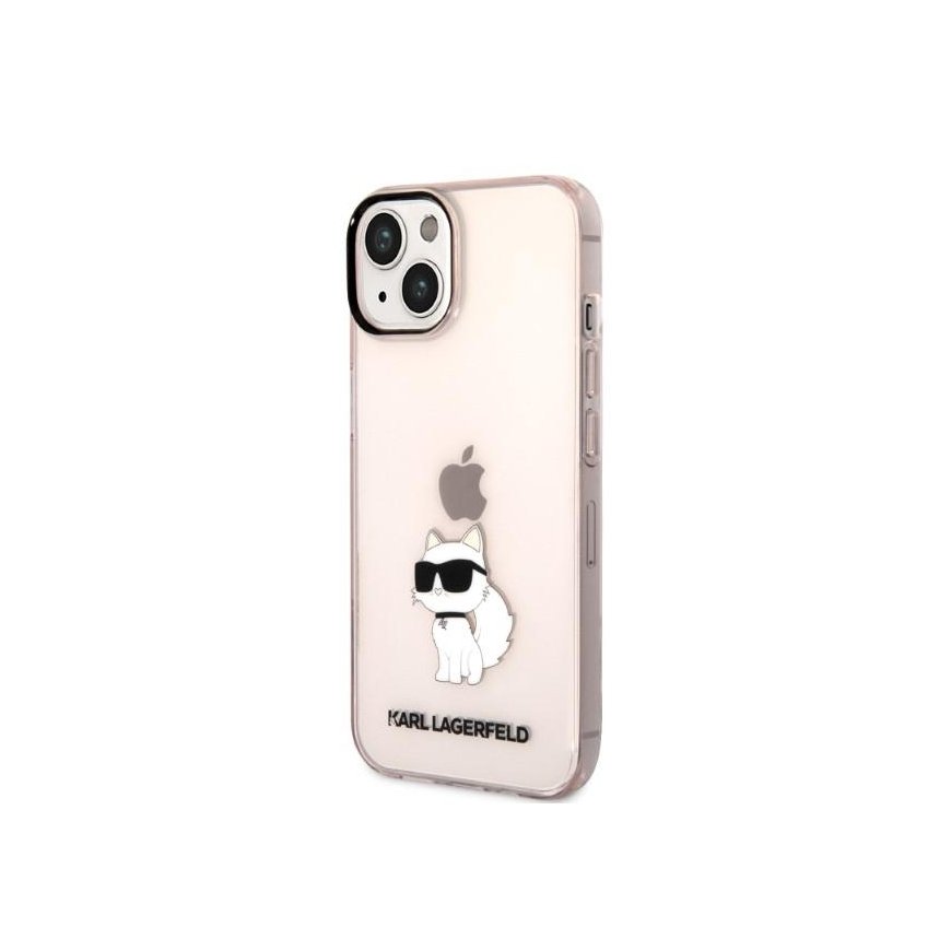 Karl Lagerfeld KLHCP14MHNCHTCP iPhone 14 Plus 6.7" Pink/Pink Hard Case Iconic Choupette – 2