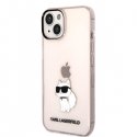 Karl Lagerfeld KLHCP14MHNCHTCP iPhone 14 Plus 6,7" rožinis / rožinis kietas dėklas Iconic Choupette