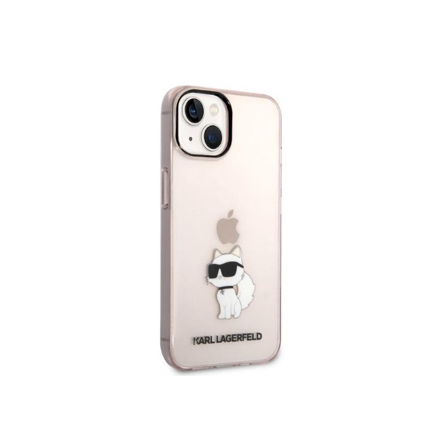 Karl Lagerfeld KLHCP14MHNCHTCP iPhone 14 Plus 6.7" Pink/Pink Hard Case Iconic Choupette – 4