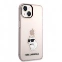 Karl Lagerfeld KLHCP14MHNCHTCP iPhone 14 Plus 6,7" rožinis / rožinis kietas dėklas Iconic Choupette