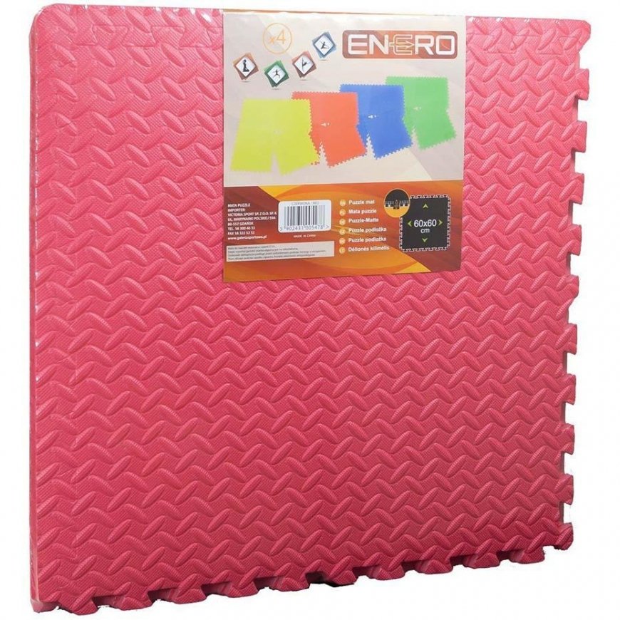 MATA Puzzle PIANKOWE EVA 60X60 KPL. 4SZT 12MM ENERGY RED – 3