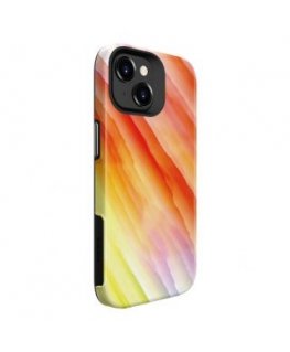 Evelatus Apple iPhone 15 Plus Armor case TPU+PC Customized Print Design Yellow Orange