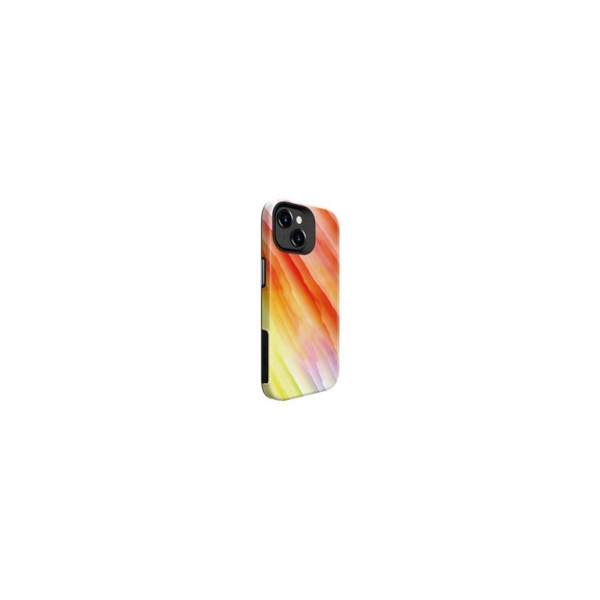 Evelatus Apple iPhone 15 Plus Armor case TPU+PC Customized Print Design Yellow Orange