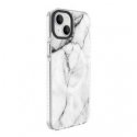 Evelatus Apple iPhone 15 PC+TPU With MagSafe Customized Print Marble White