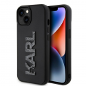 Karl Lagerfeld Case for iPhone 15 6.1" KLHCP15S3DMBKCK Black HC 3D Logo Glitter Karl Lagerfeld Case for iPhone 15 6.1" KLHCP15S3DMBKCK Black HC 3D Logo Glitter