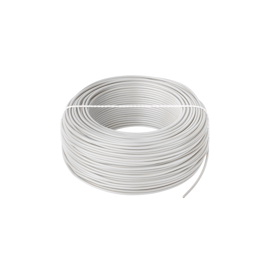 Elektrokabel LgY 1x0.75 H05V-K white cable