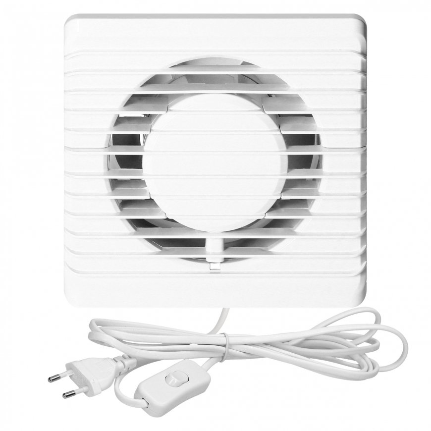 Orno Bathroom fan 125mm - Cord with switch – 4