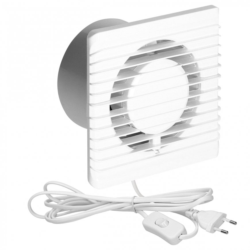 Orno Bathroom fan 125mm - Cord with switch – 5