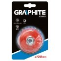 GRAPHITE Wire back brush 100mm x M14, INOX GRAPHITE Wire back brush 100mm x M14, INOX