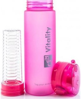 Bottle G21 60022125 (smooth, juice) 600 ml pink
